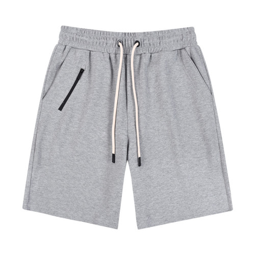 6 colors summer twill knitted zipper sports draw rope casual shorts for men