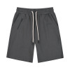 6 colors summer twill knitted zipper sports draw rope casual shorts for men