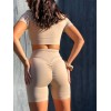 New flattering yoga shorts for women high waist scrunch butt biker shorts