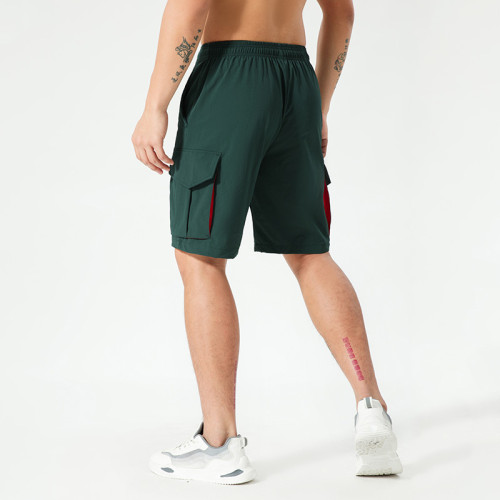 Summer sports Loose tooling fitness quick dry pants casual breathable large size outdoor men shorts