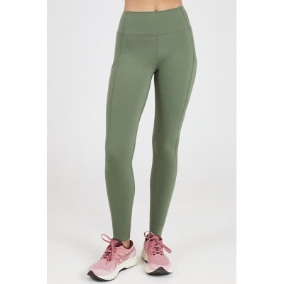 High waisted compressive yoga leggings with side pockets women's fitness tights