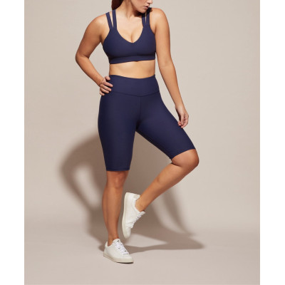 Tummy control sweat-wicking biker shorts for ladies training shorts