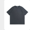 Solid color short sleeved cotton T-shirt loose oversize men T-shirt