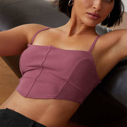 Women's yoga wear  Longline Yoga Crop Bras Top  women gym crop