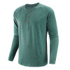 2023 spring and summer style big size Henry shirt men's long-sleeved T-shirt wholesale