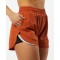 Double layer sweatwicking running shorts for women