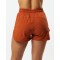 Double layer sweatwicking running shorts for women