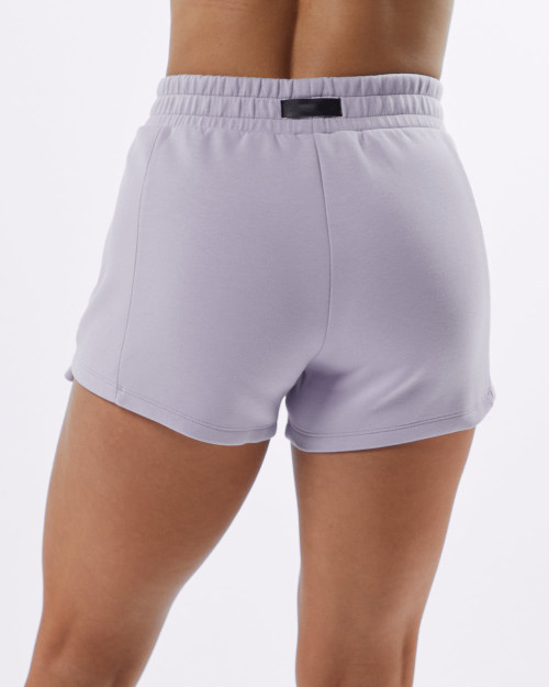 Custom 100% Cotton fleece cozy running shorts with invisible zipper