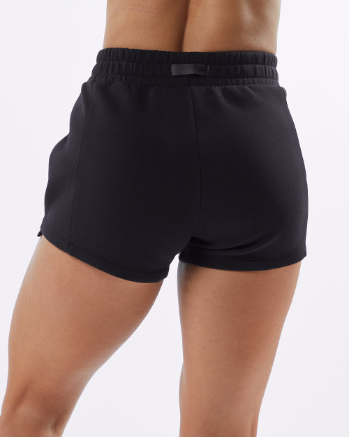 Custom 100% Cotton fleece cozy running shorts with invisible zipper