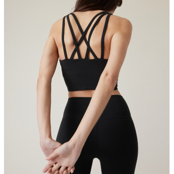 Women yoga wear, Gym tank Tops Sleeveless Fitness Workout Running Crop Tops