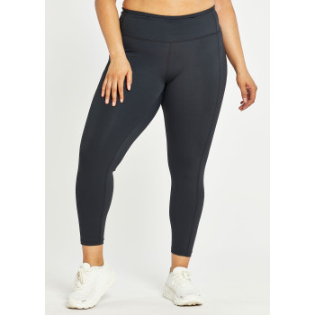 Plus size compressive yoga leggings with back pockets fitness tights