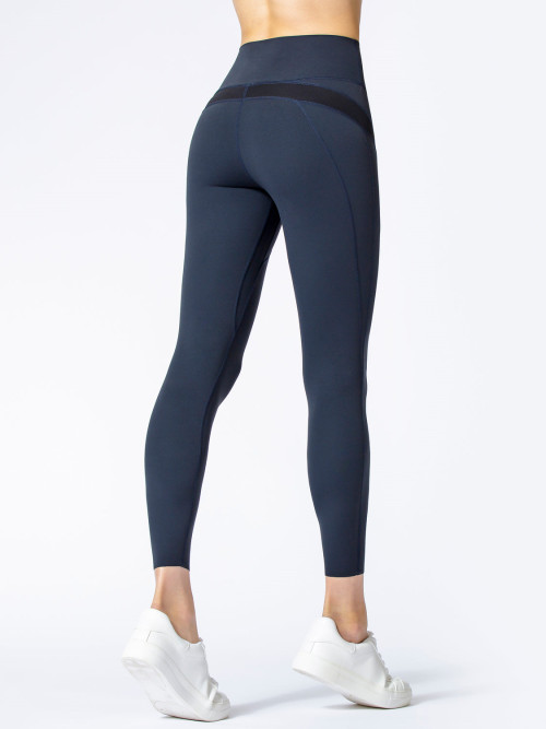 High waist women's sexy mesh leggings high performance yoga leggings