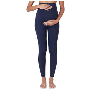 WMABL07 high waist phone pockets full length maternity leggings