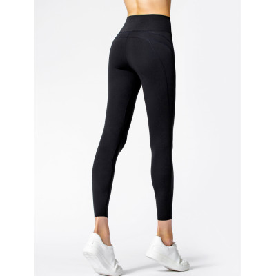 High waisted compressive training tights tummy control 7/8 length yoga leggings