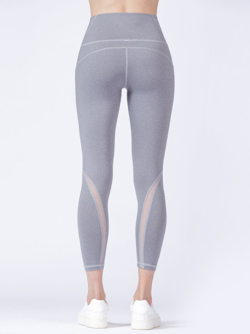 New wave yoga pants side mesh 7/8 length yoga leggings