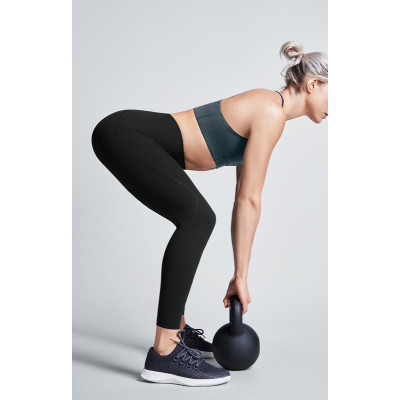 Tummy control compressive yoga leggings black training fitness tights