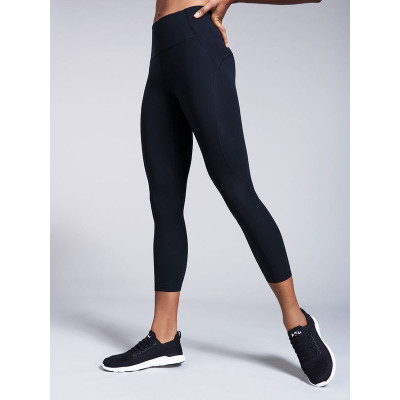 Moisture-wicking buttery soft basic cropped yoga leggings flattering fitness capris