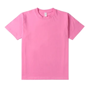 250g heavy white loose solid color cotton short-sleeved men's T-shirts couple clothing base wholesale