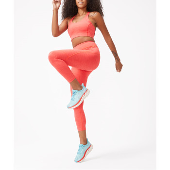 Custom sweatwicking 3/4 yoga leggings for women light weight soft fitness tights