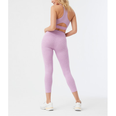 Custom sweatwicking 3/4 yoga leggings for women light weight soft fitness tights