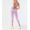 Custom sweatwicking 3/4 yoga leggings for women light weight soft fitness tights