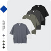 High street wind stereoscopic pocket cotton short sleeve T-shirt Short sleeve TEE hip-hop pure color men