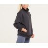 High neck 1/4 zipper sweatshirts for women cotton fleece hoodies