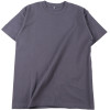 Cool color system haze blue purple T-shirt men's heavy cotton solid color multi-color trend retro basic four seasons Tshirt