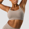 Women crew neck Sports Bra,  Yoga bra, high impact sports bra