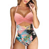 WSWL05 custom printing colors women swimwear one-piece swimsuit
