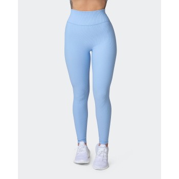 Ribbed ankle length yoga leggings for women no front seam fitness tights