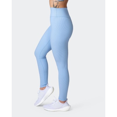 Ribbed ankle length yoga leggings for women no front seam fitness tights