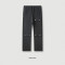 Autumn and winter new style worn-out brushed plush multi-pocket overalls loose fashion heavy weight guard pants for men