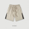 2023 spring and summer texture series 360G contrast color open zippered waffle shorts loose fashion brand for men