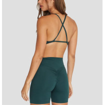 Women's scrunch gym shorts no front seam butt lifting biker shorts