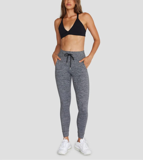 Women slim fit everyday joggers with adjustable yoga leggings high quality activewear