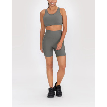 High Compression basic gym shorts for ladies private label plain yoga shorts