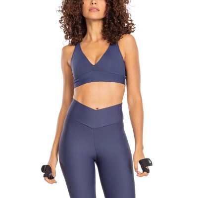 Crossover waistband shiny fitness yoga leggings compressive fitness tights