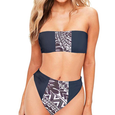 WSWT07 Two Piece Bathing Suit Swimwear Bikini Set High Quality Plus Size Swimsuit floral Colors Swim Beachwear for women