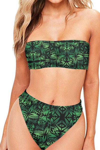 WSWT07 Two Piece Bathing Suit Swimwear Bikini Set High Quality Plus Size Swimsuit floral Colors Swim Beachwear for women