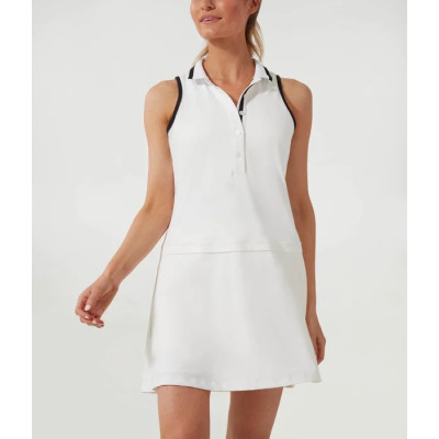 Wholesale trendy tennis dress for ladies athleisure golf badminton one piece skirts