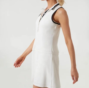 Wholesale trendy tennis dress for ladies athleisure golf badminton one piece skirts