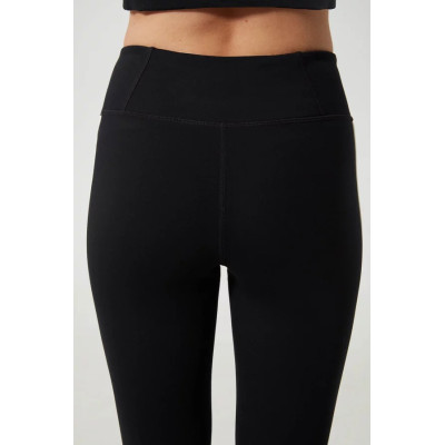 Custom high rise compressive fitness capris high quality gym yoga leggings