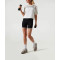 Custom athleisure pipe yoga shorts high waist color block biker shorts for ladies