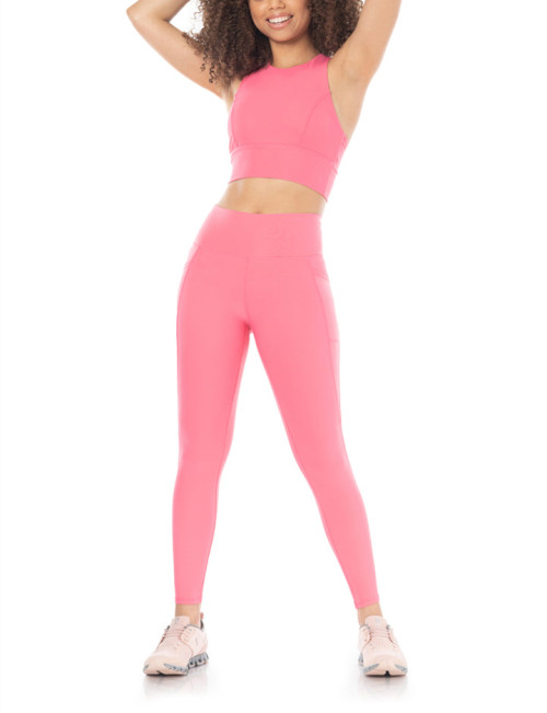 Custom high waisted compressive yoga leggings with side pockets