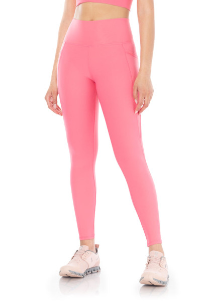 Custom high waisted compressive yoga leggings with side pockets