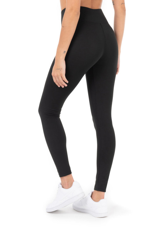 Wholesale no front seam yoga leggings basic fitness tights