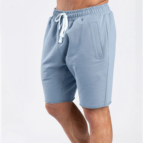 Custom High quality factory custom drawstring plain shorts with pockets men's gyms shorts manufacturer