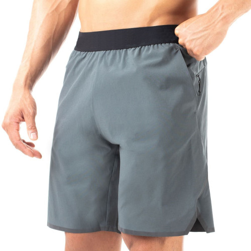Custom Wholesale sports wear athletic elastic band polyester mens fitness shorts