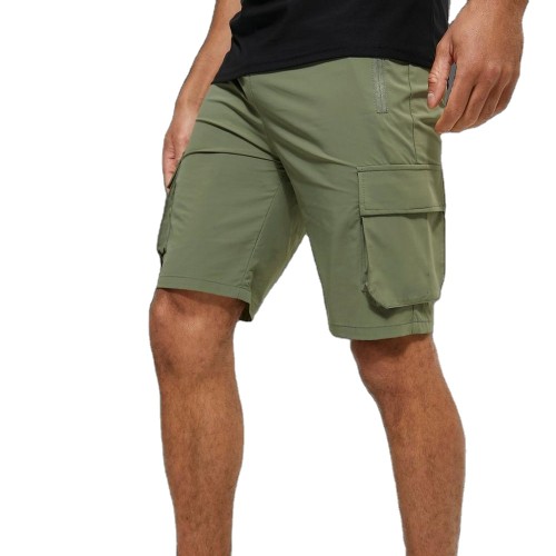 Custom Men Utility Cargo Multiple Pockets Shorts Tan High Quality Short Pants Gym Shorts For Men Active Wear Shorts